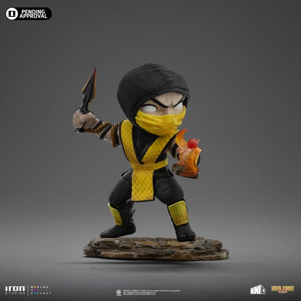 image:imageIron Studios Collectbile Statue Scorpion  Mortal Kombat  Minico PVC Multicolor 61 inches