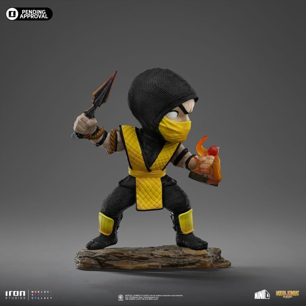 image:imageIron Studios Collectbile Statue Scorpion  Mortal Kombat  Minico PVC Multicolor 61 inches