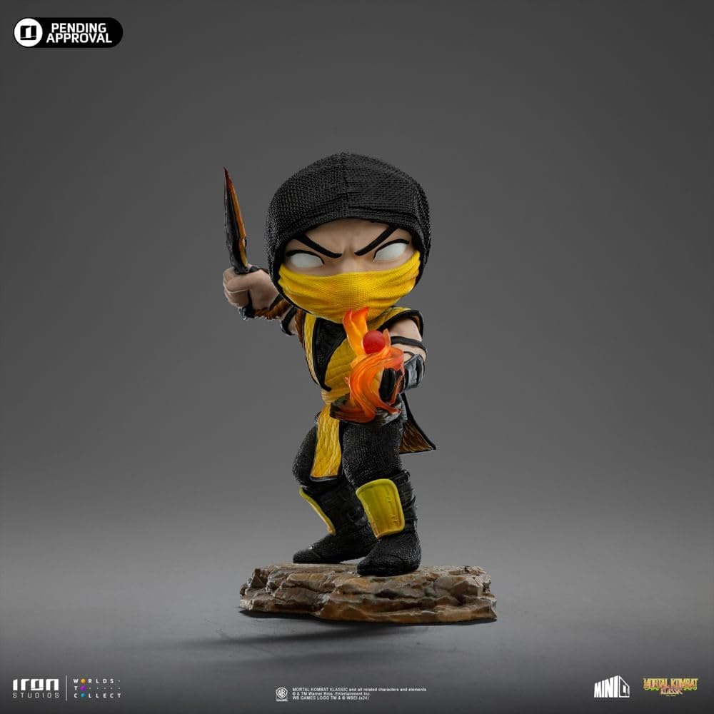 image:imageIron Studios Collectbile Statue Scorpion  Mortal Kombat  Minico PVC Multicolor 61 inches