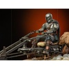 image:imageIron Studios 110 The Mandalorian on Speederbike Deluxe Art  The Mandalorian