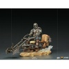image:imageIron Studios 110 The Mandalorian on Speederbike Deluxe Art  The Mandalorian