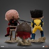 image:imageIron Studios Collectible Statue Art Scale 110 Deadpool and Wolverine Set Unmasked  Minico PVC Resin Multicolor 55 inches