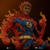 image:imageIron Studios Collectible Statue Human Torch Blue Suit Variant Fantastic Four Art Scale 110 Polystone Resin 118inches