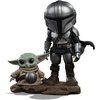 image:imageIron Studios Collectible Statue Mandalorian and Grogu Movie Minico Multicolor Polystone Resin 146cm 57 Inches