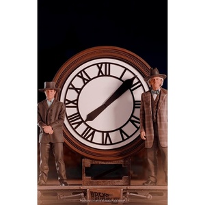 image:imageIron Studios  Back to the Future  Art Scale 110  Marty and Doc at the Clock Statue110