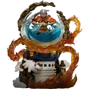 image:imageIron Studios Collectible Statue Art Scale 110 Aang Avatar the Legend of Aang Polystone Resin Multicolor 83 inches