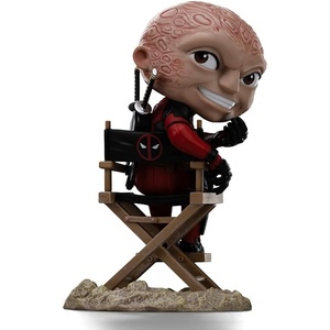 image:imageIron Studios Collectible Statue Art Scale 110 Deadpool Unmasked Minico Polystone Resin Multicolor 54 inches