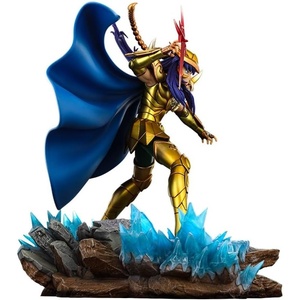image:imageIron Studios Collectible Statue Art Scale 110 Scorpio Milo Saint Seiya Polystone Multicolor 93 inches 236cm