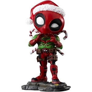 image:imageIron Studios Collectible Statue Deadpool Holiday Version Minico Plastic PVC 55 inches