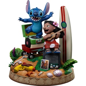 image:imageIron Studios Collectible Statue Lilo and Stitch Deluxe  Disney Classics  Art Scale 110 Polystone Multicolor 77 inches