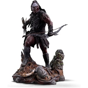 image:imageIron Studios Collectible Statue Lurtz UrukHai Leader  The Lord of The Rings  Art Scale 110 Polystone Multicolor 9 inches