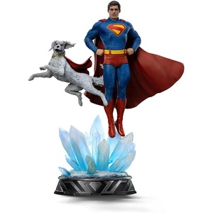 image:imageIron Studios Collectible Statue Superman and Krypto  Superman Legacy Movie  Art Scale 110 Polystone Resin Multicolor 122 inches 311 cm