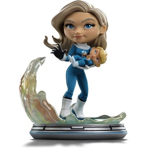 image:imageIron Studios Collectible Statue The Invisible Woman and Franklin  Fantastic Four  Minico PVC Multicolor 58 inches 148 cm